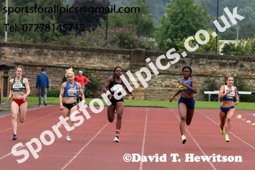 Womens heptathlon 200 metres, EAP International Cominted Events, Hexham. Photo: David T. Hewitson/Sports for All Pics